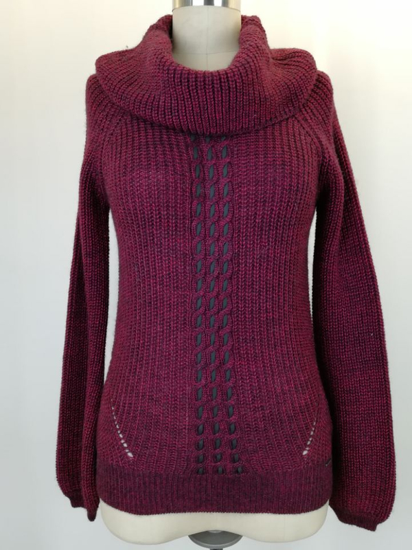 Women Sweater Lady Sweater Girl Sweater with High Callar