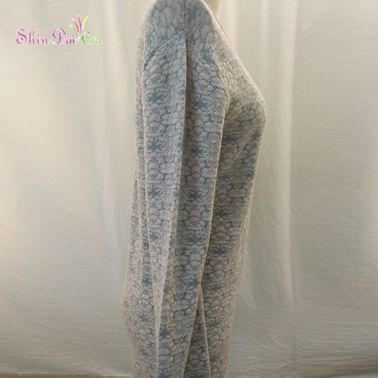Fashion Woolen Knitwear Wholesale Latest Design Cable Knit Lady Sweater