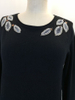 Women Sweater Lady Sweater with Sequin Embroidery