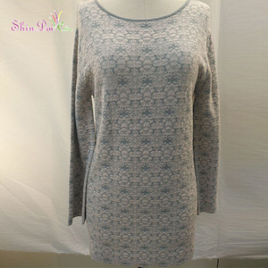 Fashion Woolen Knitwear Wholesale Latest Design Cable Knit Lady Sweater