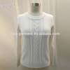 Custom Wholesale O Neck Long Sleeve Warmer Latest Design Ladies Sweater