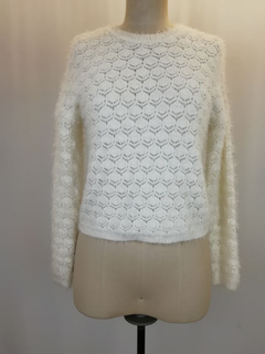 Women Sweater Lady Sweater Girl Sweater with Feather Yarn