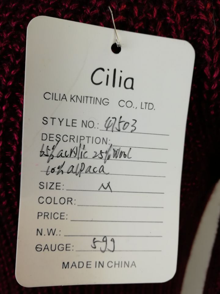 Women Sweater Lady Sweater Girl Sweater with High Callar
