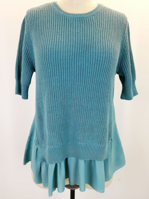 Women Sweater Lady Sweater with Woven