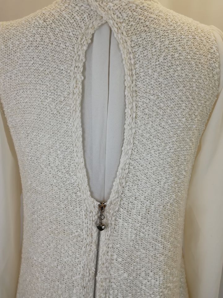 Women Sweater Lady Sweater with Lining Chiffon 