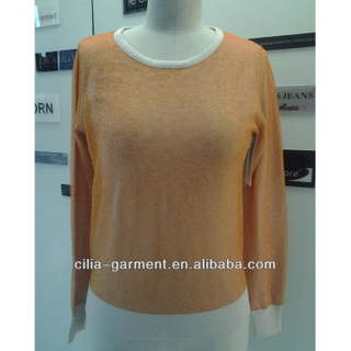 Lady sweater women's sweater knitted sweater