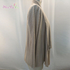 Autumn Winter Lady Fashion Medium Long Cashmere Women Loose Cardigan Sweater