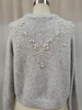 Women Sweater Lady Sweater Girl Fashion Sweater;pearl 