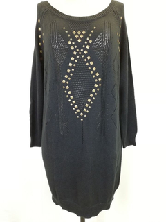 Women Sweater Lady Sweater Girl Sweater Women Long Dress with Rivet