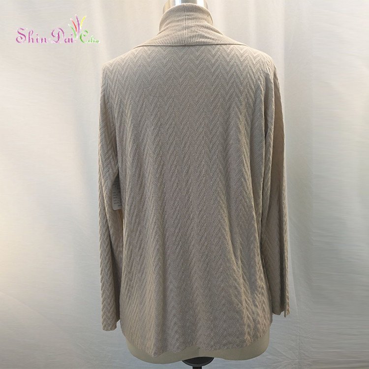 Autumn Winter Lady Fashion Medium Long Cashmere Women Loose Cardigan Sweater