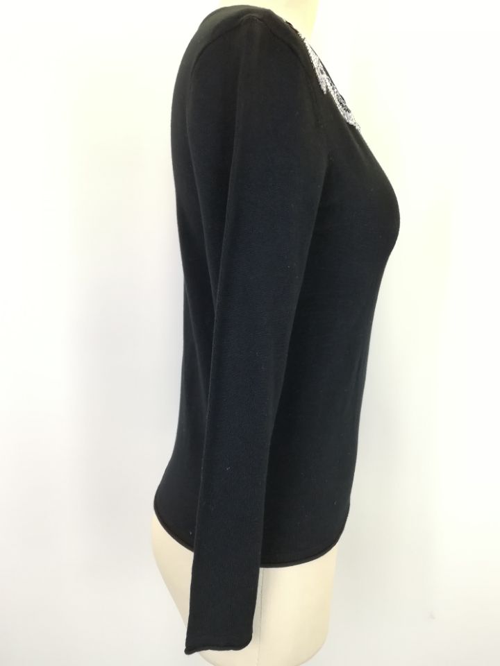 Women Sweater Lady Sweater with Sequin Embroidery