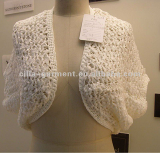 hand knit lady sweater