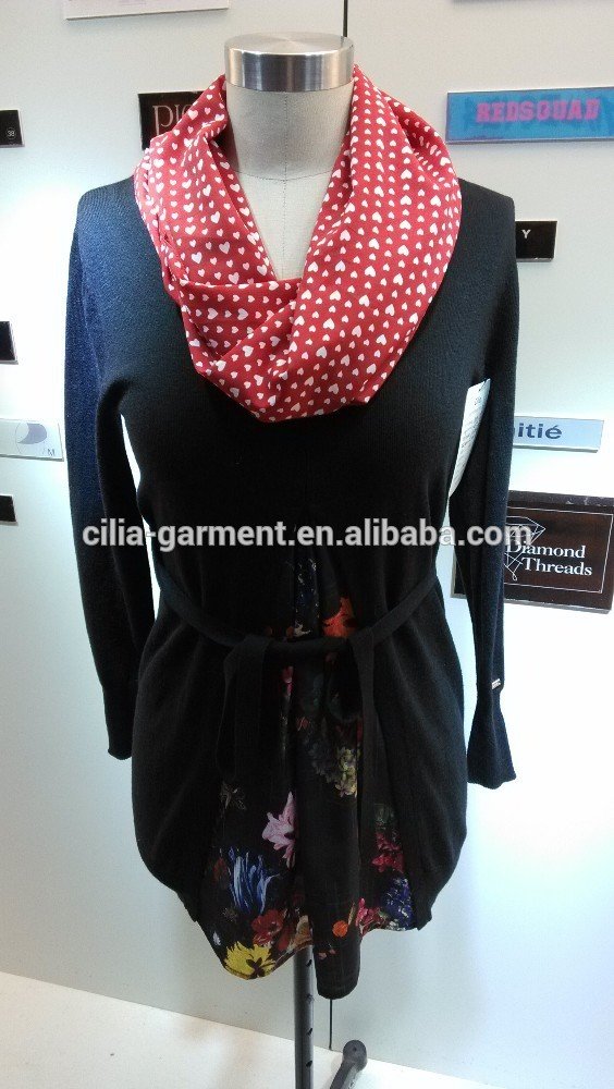 2014 fashion women sweater with collar
