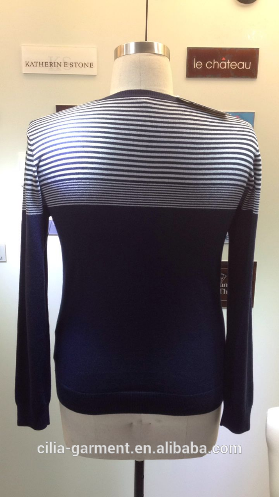 2015 New fashion knitting men sweater sleeve theme 3