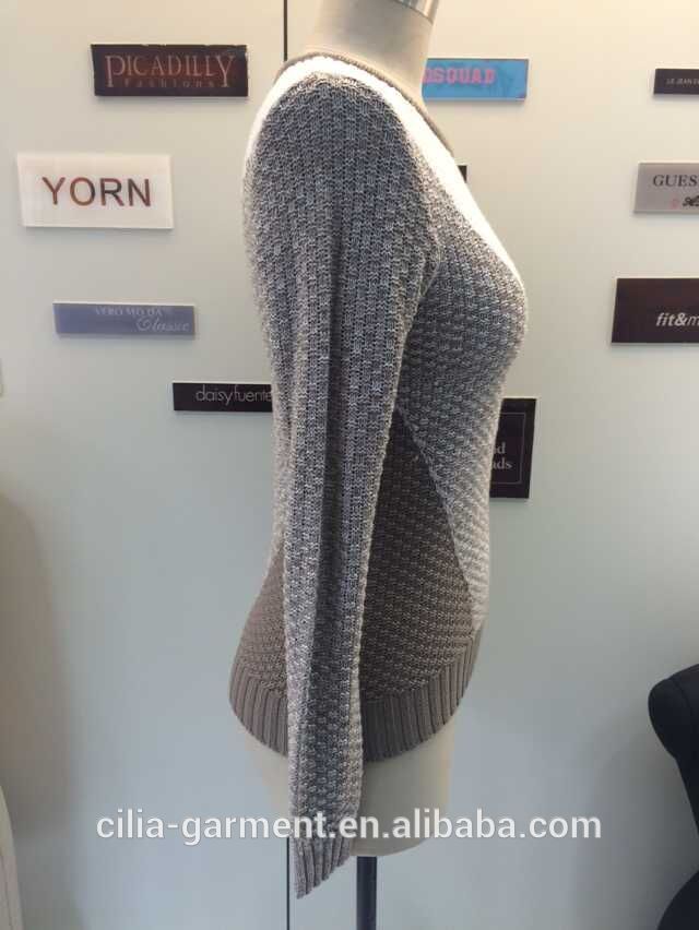 2015 newest design Knitted Sweater cardigan dress