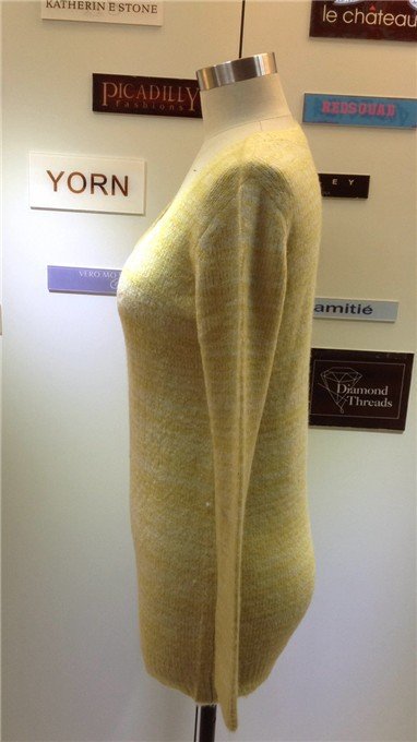 2015 fashion lady knitted dress with long sleeve