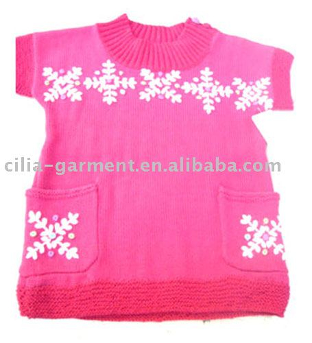 2013 new design girls pullover sweater