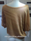 2015 new fashion young lady sweater with short sleeve bat ladies shirt(75%viscose14%ramie 10%nylon)