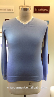 2015 New fashion knitting men sweater theme 3 with long sleeve