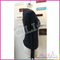 China supplier hot sale lady girl black frock knit sweater with hollow jacquard