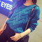 Popular New Designed Fashion Anti-Shrink Knit Pullover Woman Sweater