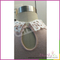 Top selling lady spring summer blank tight pullover sweater with white lace neck