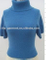 fashion ladies' knitted sweater with blue Short Sleeve