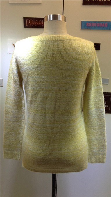 2015 fashion lady knitted dress with long sleeve