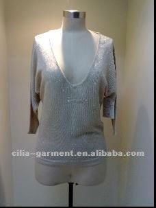 2012 new fashion design ladies knitted pullover
