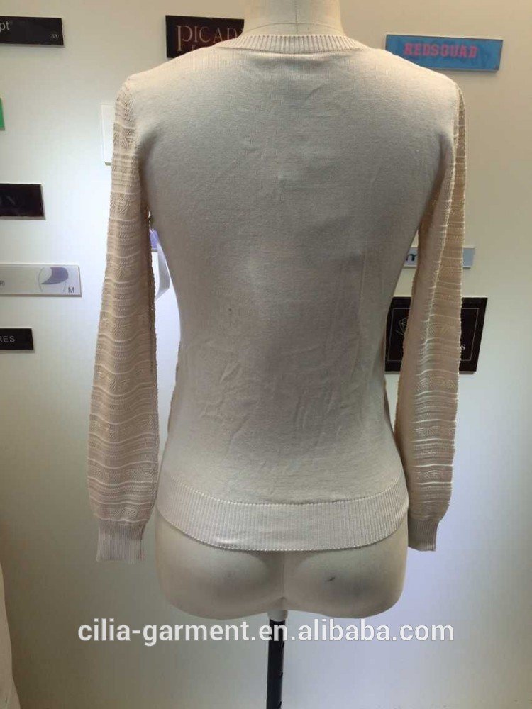 2015 new fashion design long ladies knitted cardigan
