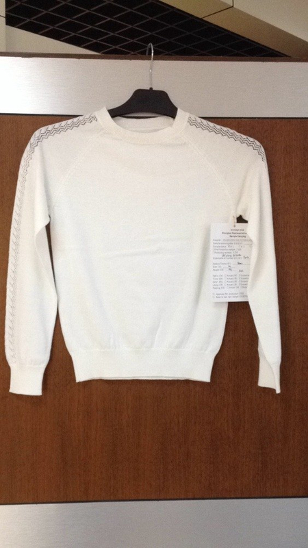 lady Russian style knit sweater