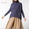 Autumn And Winter New Women Long-Sleeved Thick High-Necked Pullover Sweater