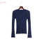 Fashion cheap custom womens fashion v neck lace up skinny spring knitting sweater