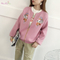 High quality new design without buttons embroidery jacket cardigan sweater for firl