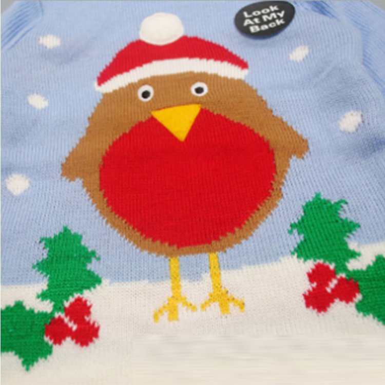 Latest Design Promotional Lovely Knitting Pattern Kid Christmas Sweater