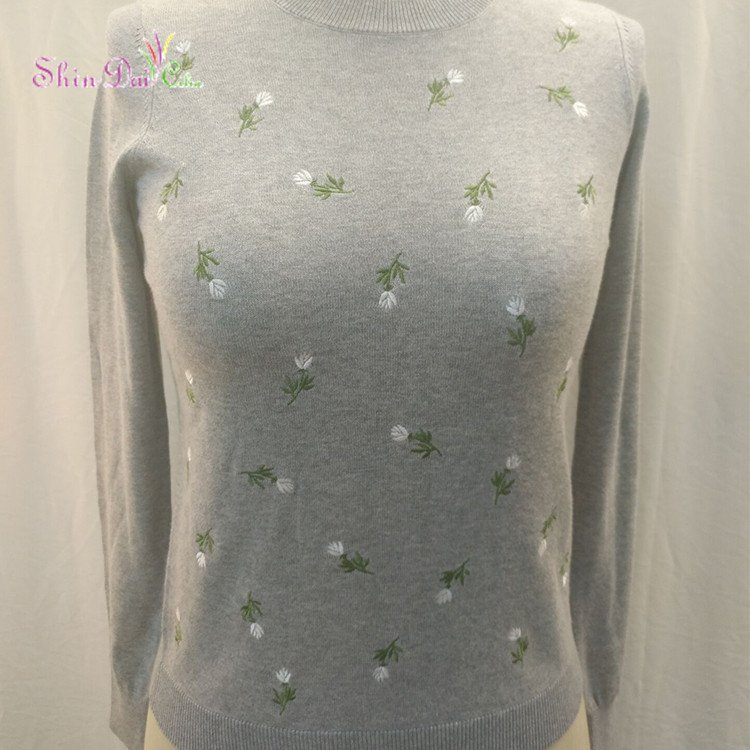 Wholesale Low Price High Quality O-Neck Women'S Long Christmas Sweater