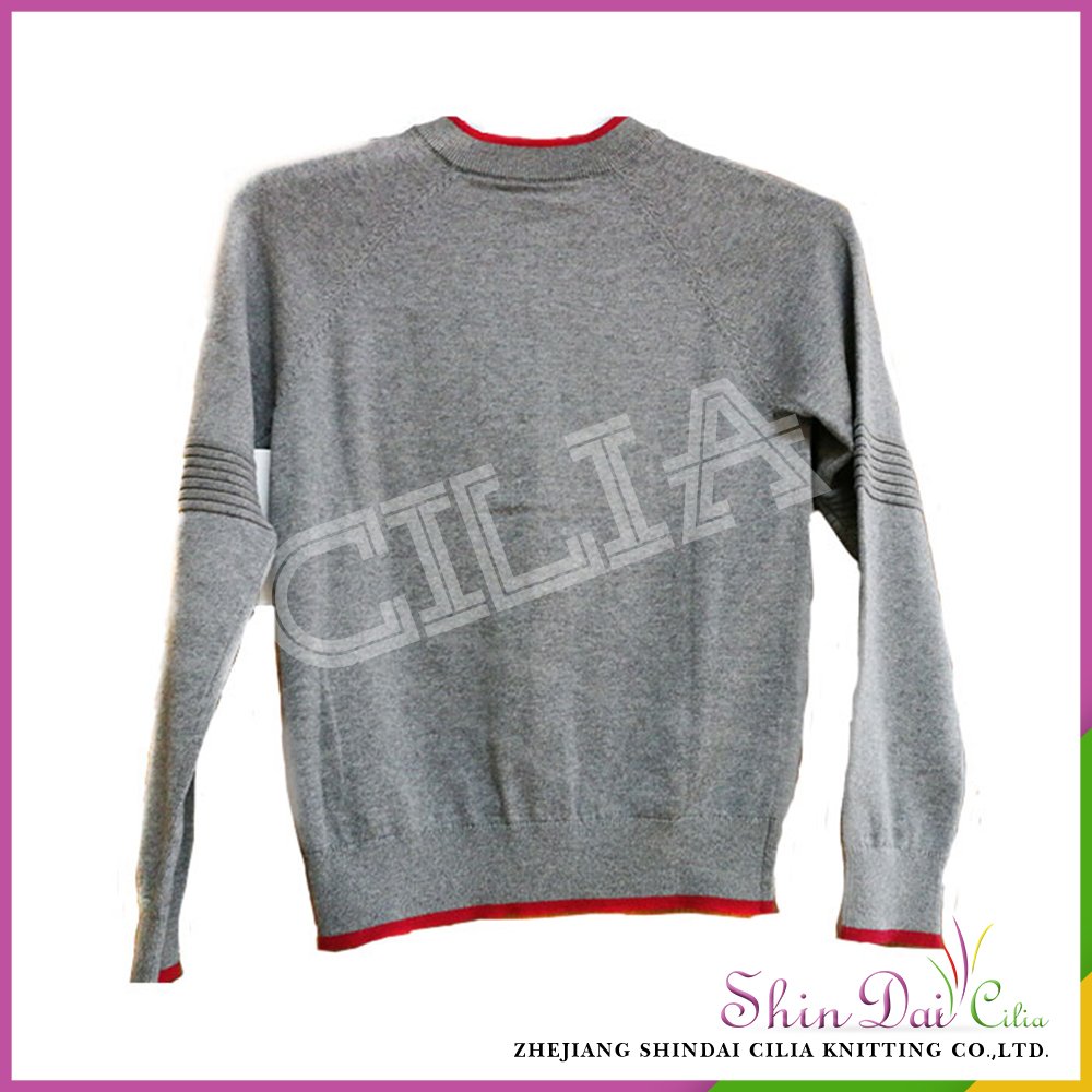 Factory directly provide fashion korean style 100% cotton knitting sweater