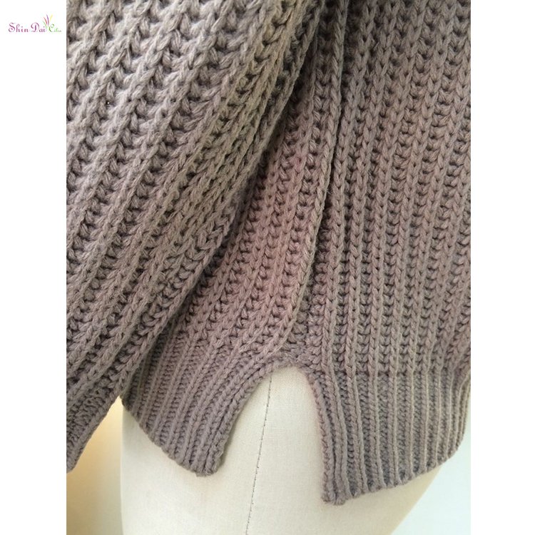 New style wholesale lady womens autumn and winter knitted sweater with turtle neck