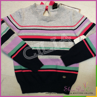 Best selling new designs high quality breathable woolen pullover sweater for girls