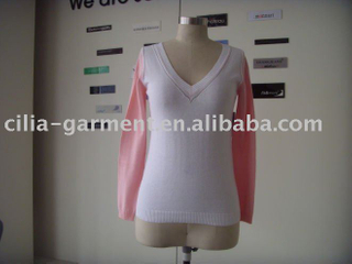 ladies 55%ramie 45%cotton knitted cardigan