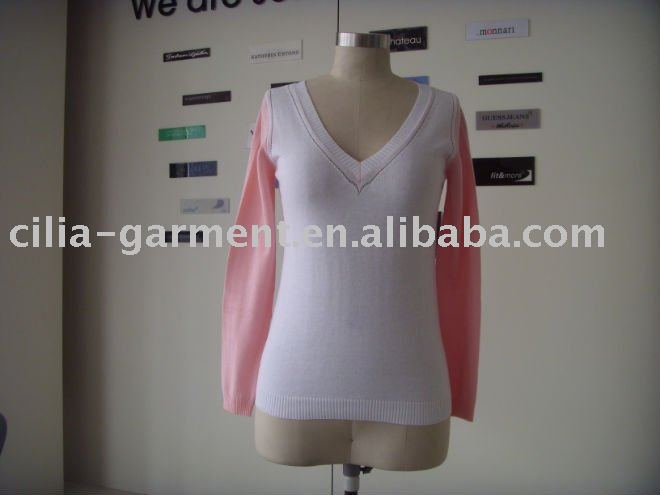ladies 55%ramie 45%cotton knitted cardigan