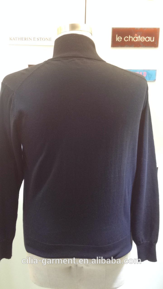 2015 new fashion men's dress in 12GG pullover