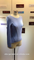 lady knitted sweater in blue