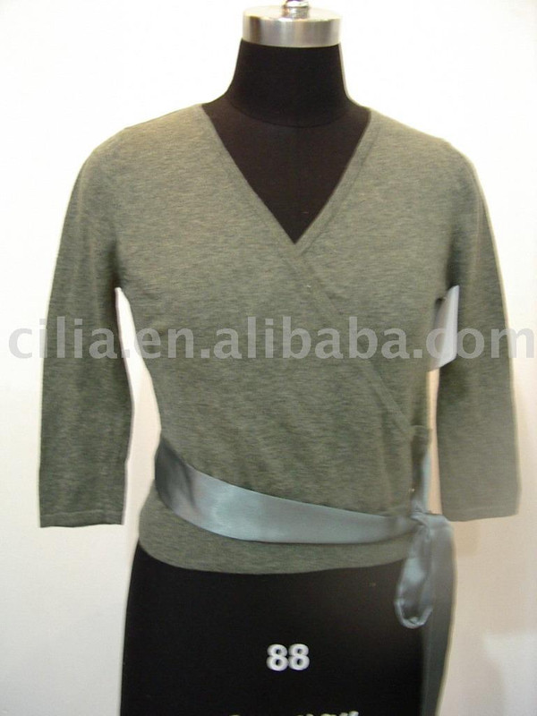 ladies' knitwear,pullover,v neck sweater for women