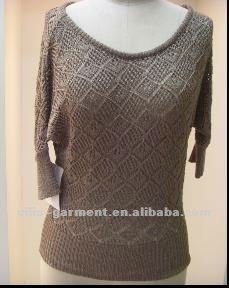 2012 New middle-length sleeves knitted pullover