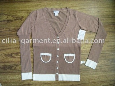 women knitted sweater coat