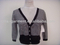 lady's knitted sweater with stripes