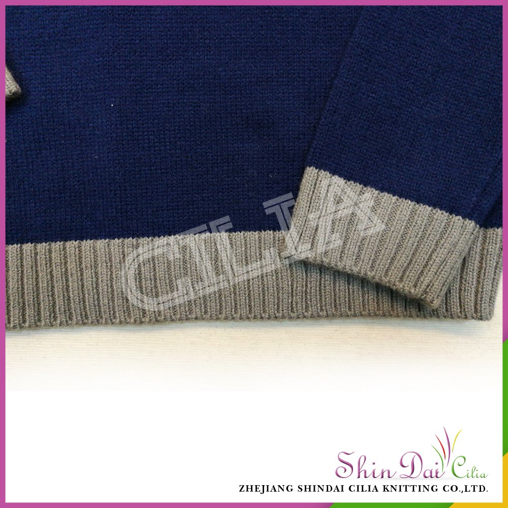 Factory directly provide winter children cartoon knitting sweater with jacquard patterns