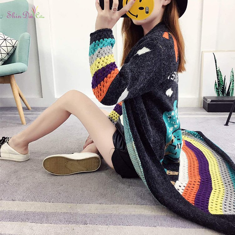 Long Sleeve Batwing Cardigan Sweater Sweater Designs For Ladies Cardigan