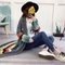 Long Sleeve Batwing Cardigan Sweater Sweater Designs For Ladies Cardigan
